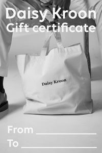 Daisy Kroon Gift Certificate DK